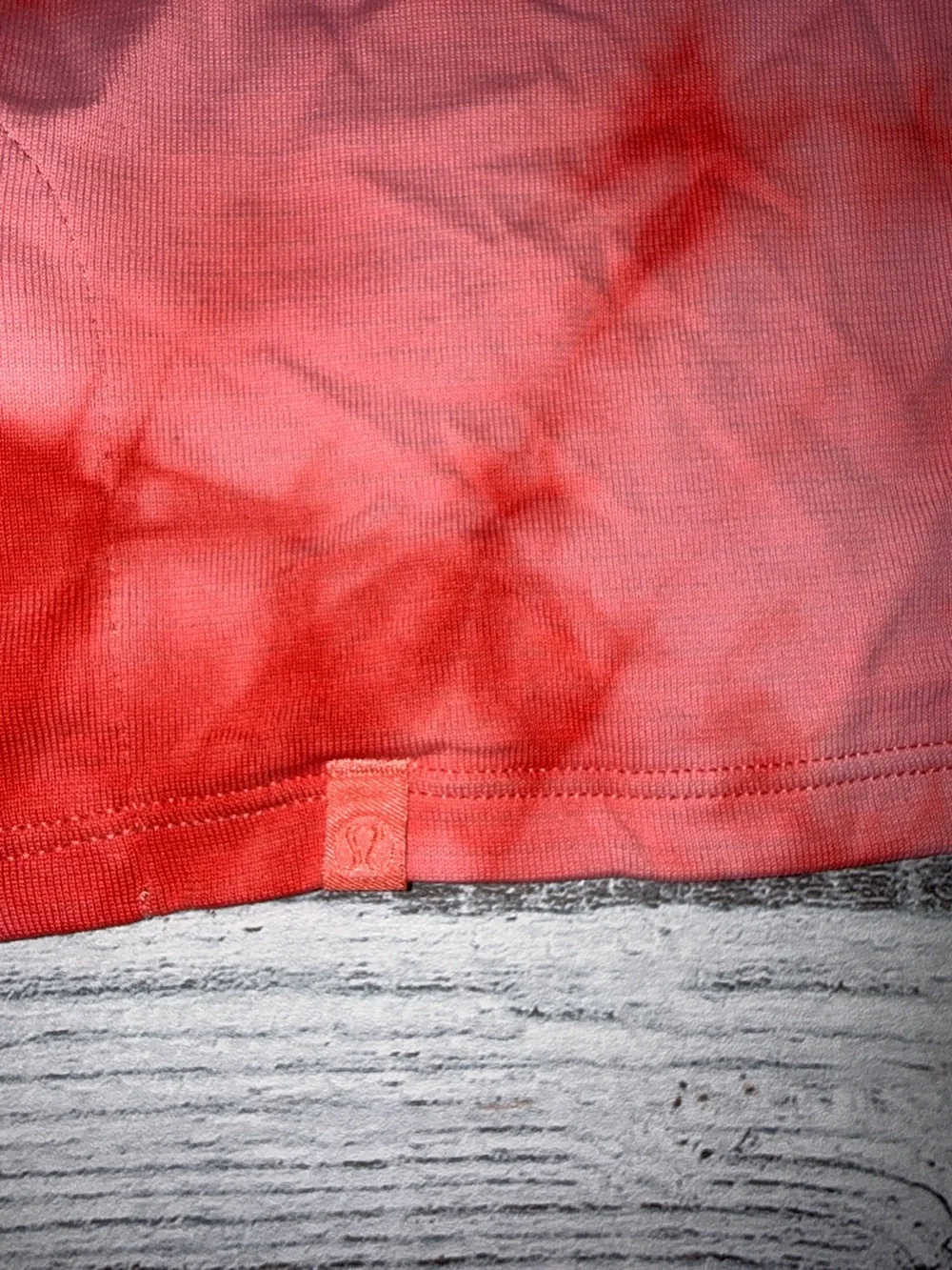 Lululemon Pink Tie-Dye Racerback Crop Tank Top